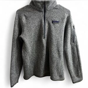 Patagonia Heather Gray Fleece Pullover